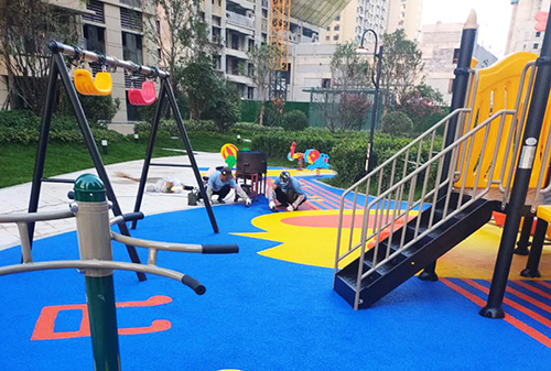 kaiyun开云游乐动物乐园滑梯组合